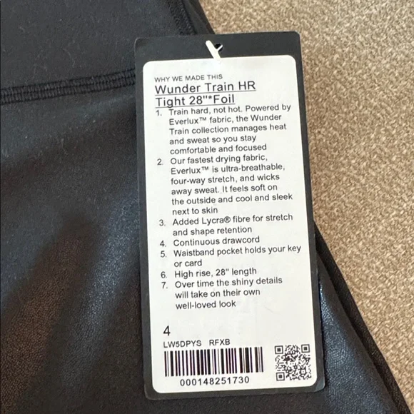Lululemon Wunder Under Train Foil - Picture 2 of 2